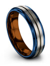 Weddings Bands for Man Common Bands Grey Minimalist Ring Unique Present Ideas - Charming Jewelers
