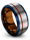 Pilot Wedding Rings Carbide Tungsten Wedding Band for Men&#39;s Male Engagement - Charming Jewelers
