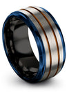 Couple Wedding Bands Sets Tungsten Ring for Guy Grooved Grey Jewelry Bands - Charming Jewelers