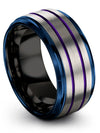 Wedding Anniversary Rings for Woman Only Tungsten Matching Band for Couples - Charming Jewelers
