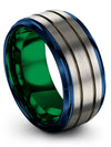 Wedding Set Rings for Husband and Girlfriend Rare Tungsten Ring Men&#39;s Large - Charming Jewelers