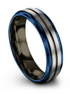 Grey Jewelry for Female Wedding Tungsten Band for Lady Grey Couple Engagement - Charming Jewelers