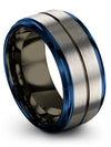 Lady Plain Grey Rings Tungsten Bands Wedding Ring Grey Rings for Teen Lady Best - Charming Jewelers