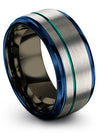 Male Tungsten Carbide Promise Ring Tungsten Rings for Lady Custom Engraved - Charming Jewelers