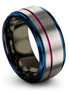 Wedding Band Sets Ladies 10mm Tungsten Carbide Rings Best Car Mechanics Band - Charming Jewelers