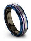 Wedding Ring Perfect Tungsten Rings Grey Men&#39;s Engagement Men&#39;s Rings Couple - Charming Jewelers