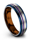 Wedding Band Engagement Female Rings Tungsten Grey Rings Mens Custom Woman&#39;s - Charming Jewelers