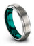 6mm Line Wedding Ring for Mens Tungsten Wedding Ring 6mm
