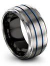 Wedding Couple Ring Set Tungsten Wedding Rings Set for Her and Girlfriend - Charming Jewelers