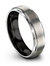 Wedding Ring Sets for Both Tungsten Grey Ring Man Modern Grey Rings Men&#39;s Ring - Charming Jewelers