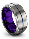 Womans 10mm Wedding Band Tungsten Rings Engraved Cute Ring Set Guys Birthday - Charming Jewelers