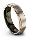 Tungsten Grey Wedding Rings Tungsten Carbide His and Him Band Grey Bands - Charming Jewelers