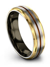 Mens Grey Wedding Bands 6mm Tungsten Engrave Band for Womans Islam Ring Men - Charming Jewelers