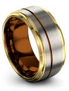 Tungsten Wedding Sets for Couples 10mm Tungsten Bands Guys Engraved Ring - Charming Jewelers