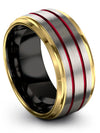 Grey Guys Wedding Ring Set Tungsten Rings Bands for Woman&#39;s Customize - Charming Jewelers