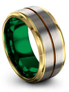 Minimalist Wedding Ring Tungsten Rings Couples Set Matching