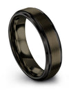 Womans Gunmetal and Wedding Bands Tungsten Engagement Female Rings for Couple - Charming Jewelers