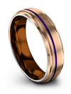 Unique Promise Rings Couple Engraved Tungsten Couples Bands Fiance - Charming Jewelers
