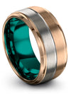 Engagement Mens and Wedding Band Tungsten Buddhism Bands for Woman&#39;s 18K Rose - Charming Jewelers