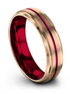 Wedding Ring Tungsten Carbide Ring Sets 18K Rose Gold Men&#39;s Engagement Guys - Charming Jewelers