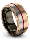 Wedding Band Set for Fiance and Girlfriend Woman&#39;s Engagement Band Tungsten - Charming Jewelers