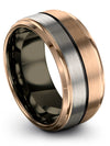 Female Promise Ring Unique 18K Rose Gold and Black Fancy Ring 10mm Fourteenth - Charming Jewelers