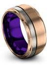 Tungsten Anniversary Band Sets Common Tungsten Bands Boyfriend Ring Couple 18K - Charming Jewelers