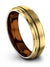 Awesome Promise Rings 18K Yellow Gold Wedding Bands