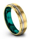 Wedding Bands Rings Sets Tungsten Mens Wedding Rings 18K Yellow Gold 18K Yellow - Charming Jewelers