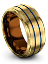Female Matte 18K Yellow Gold Wedding Ring Ladies 18K Yellow Gold Wedding Band - Charming Jewelers