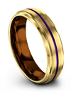 Wedding Band for Girlfriend and Husband 18K Yellow Gold Men&#39;s Promise Bands - Charming Jewelers