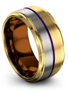Wedding Ring for Woman Bands Tungsten Engagement Male Bands for Couple 18K - Charming Jewelers