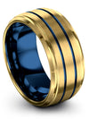 Mens Jewelry for Best Friends Tungsten Mom Rings 18K Yellow
