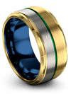 His and Husband Wedding Rings Sets 18K Yellow Gold 18K Yellow Gold Rings - Charming Jewelers