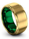 Amazing Wedding Ring for Ladies Tungsten Carbide Ring for Female 18K Yellow - Charming Jewelers