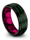 Wedding Sets Wedding Band Black Tungsten Matching Promise Bands Gift Ideas - Charming Jewelers