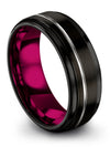 Band Wedding Couple Tungsten Ring for Men&#39;s Engagement Mens