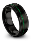 50th Wedding Anniversary Bands Tungsten Polished Rings