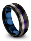 Jewelry Wedding Bands Engagement Mens Rings for Woman Tungsten Black Promise - Charming Jewelers