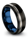 Couples Wedding Bands Tungsten Wedding Ring Set for Fiance and Boyfriend - Charming Jewelers