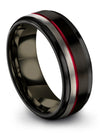 Simple Wedding Ring Sets Girlfriend and His Tungsten Band Engraving Unique - Charming Jewelers