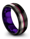 Engagement Ladies Wedding Luxury Tungsten Band Set of Bands 8th Year - Charming Jewelers