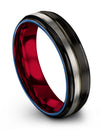 Wedding Couple Rings Tungsten Ring Couples Set Unique Black Engagement Male - Charming Jewelers