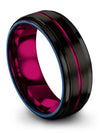 Female Black Rings Wedding Ring One of a Kind Ring Black Band for Teens Mom - Charming Jewelers