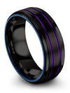 Woman Promise Band Bands Tungsten Bands for Womans Matte Finish Couples Promise - Charming Jewelers