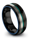 Couples Anniversary Ring Fancy Tungsten Ring Christmas Brother Band Wedding - Charming Jewelers