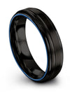 Black Bands Wedding Rings for Womans Her and Boyfriend Wedding Bands Black - Charming Jewelers