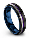 Anniversary Ring and Bands Tungsten Promise Ring for Womans Middle Finger Rings - Charming Jewelers