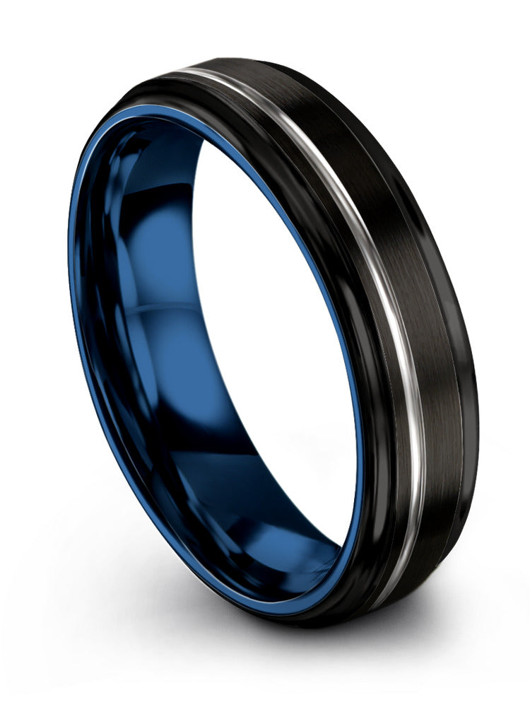 6mm Wedding Rings Personalized Tungsten Bands for Womans