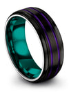 Tungsten Wedding Rings for Couples Awesome Wedding Rings Engraved Rings Black - Charming Jewelers